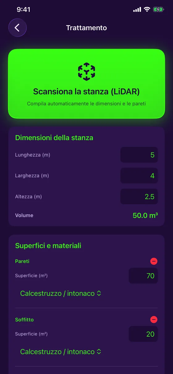 Dalla scansione alla schiuma da aggiungere