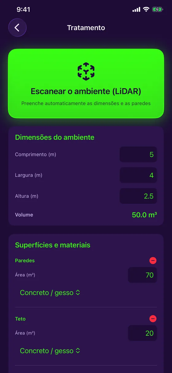 Do escaneamento à espuma a adicionar