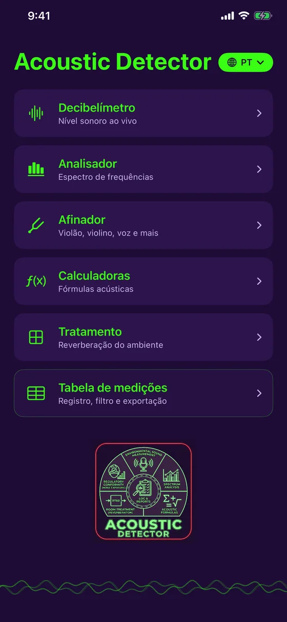 Menu principal