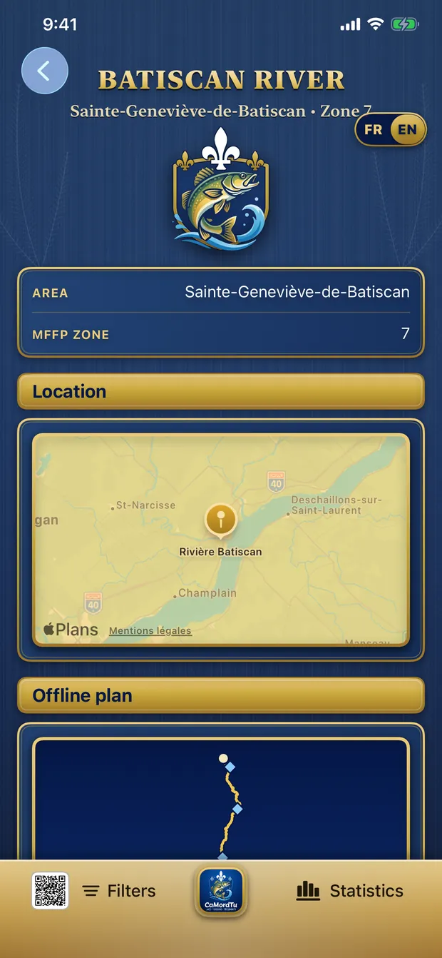 Batiscan River page